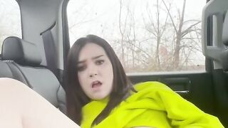 Public Masturbation at Truck Stop- i Squirted!