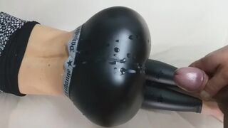 Babe in Leather Leggings Gets Fucked Doggy & Takes a Huge POV Cumshot