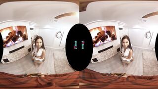 VRHUSH Asian cutie Avery Black fucks her maintenance man