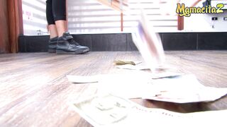 OperacionLimpieza - Juanita Gomez Latina Colombiana Maid Cleans two Big Cocks - MAMACITAZ