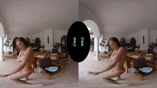 VRHUSH Petite blonde Tina Kay ass fucked in virtual reality