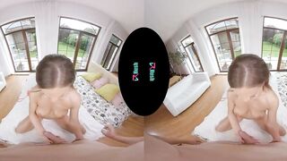 VRHUSH Petite blonde Tina Kay ass fucked in virtual reality