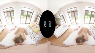 VRHUSH Petite blonde Tina Kay ass fucked in virtual reality