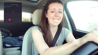 Cumming *embarassingly* Hard in a Starbucks Drive thru (LUSH CONTROL PART 2)