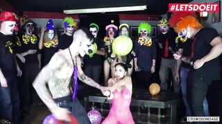 LETSDOEIT - 20 Year Old Slut Julia De Lucia used & Fucked At BDSM Party