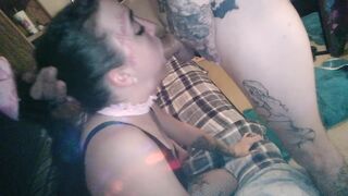 Hot cutie controlled for sloppy facefuck wet n loud