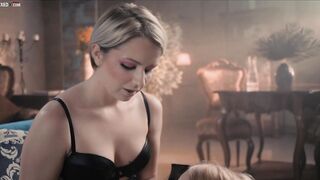 Stepsister femdom of latex loving foot fetishist blondes