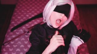 Bbc nier automata cosplay bbc blowjob