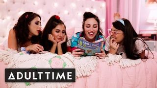 GIRLCORE Teen Lesbians just Wanna have a Fun Foursome!