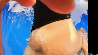 Hot and Intimate Sextape of Horny Amateur Couple in a Outdoor Pool - Amateur