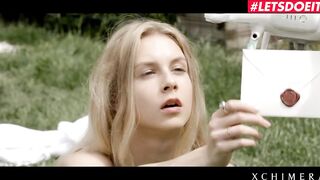XChimera - Alecia Fox Big Ass Russian Teen Erotic Fantasy Sex with Muscular Guy - LETSDOEIT