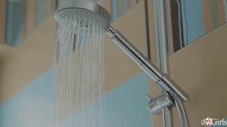 Gets her tight pussy drilled in the bathroom