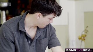 MomsTeachSex - Busty MILF Gets Hot Mother's Day Threesome! S8:E4