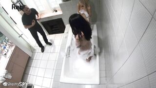 WATCH ME FUCK YOUR GIRLFRIEND! Lesbian Babysitter Hime Marie Gets Fucked