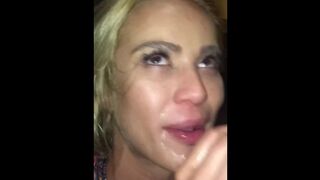 I Drink his Pee in Public Toilet and after he Fuck me Hard