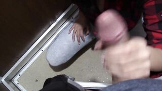Student Sucks Cock in the Elevator at the University