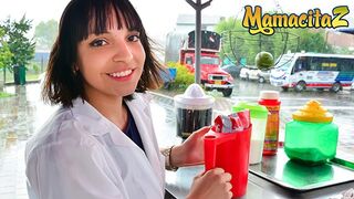 MamacitaZ - Petite Amateur Latina Teen Picked up from Work to get Fucked