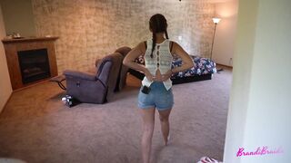 Naughty Stepdaughter uses StepDad for Sex Lesson
