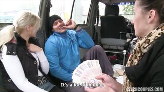 Swinger Party In The Car