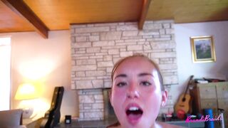 Dripping Sweat while Fucked and Sucking Cock for Facial