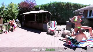 Shake the Snake - Poolside Orgy W/ Swinging Couples