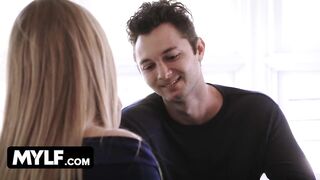 Huge Boobed MILF Rachael Cavalli Payback Cheating Husband and Takes a Hot Load of Cum in her Mouth