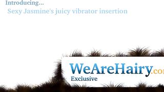 Hairy girl masturbating
