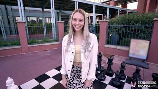 Real Teens - Cute Blondie Lily Larimar Fucked During Casting