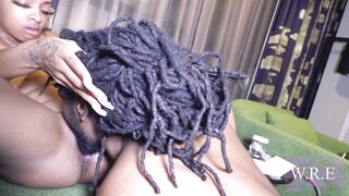 Nubian Princess IG HoneyBezzy97 Fucking and Giving Throat BBY