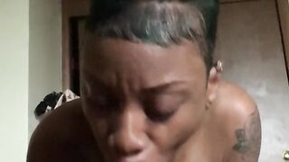 Slim Goodie Giving a Sloppy Deepthroat Spit Blowjob!!!
