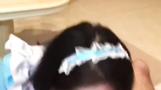 メイド・フェラチオ・ザーメン・ごっくん・精飲・手コキ・メイド喫茶・口内射精