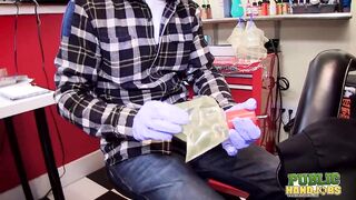 PublicHandjobs - Paying for a Tattoo with a Double Handjob