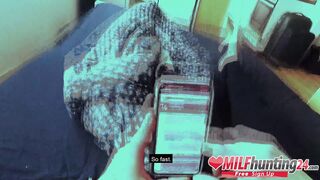 MILF Hunter Lets Goth Sidney Dark Suck some Man Meat! Milfhunting24