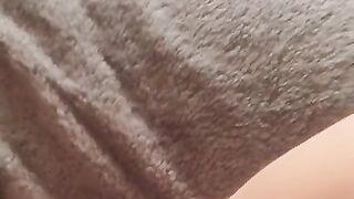 Fucking my Tight Pink Pussy with Moms Huge BBC Dildo & Squirting everywhere