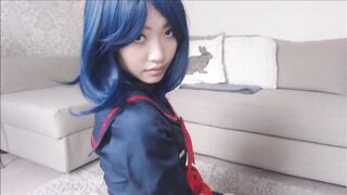 Ryuko matoi dildo fuck till cum