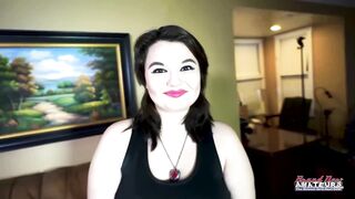 Chubby Amateur Brunette Gets Missionary Sex Session