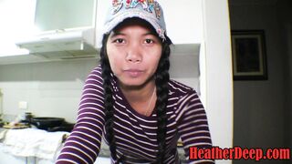 18 Week Pregnant Thai Teen Heather Deep Nurse Deepthroat Throatpie Creamtho