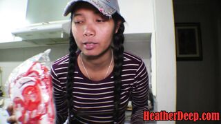 18 Week Pregnant Thai Teen Heather Deep Nurse Deepthroat Throatpie Creamtho
