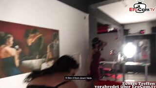 Mature German MILF in Nylons Pick up for a Real Sexdate POV