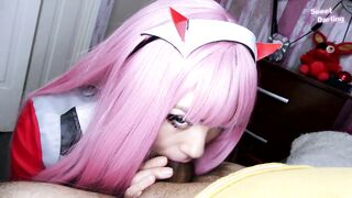 Zero two Fucks Hiro and Squirt - Sweet Darling