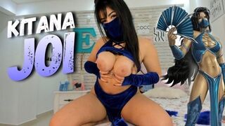 JOI Portugues - Kitana Mortal Kombat - COSPLAY GIRL BIG TITS JOI JERK OFF INSTRUCTIONS