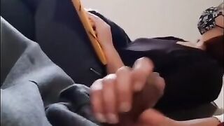 OMG !! this Guy is Throwing his Cock in the Waiting Room ... what should I do ?!