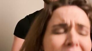 Secretly Fucking in a Bathroom at a Rooftop Party