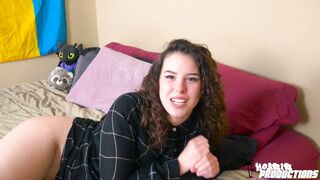 GF CATCHES YOU WAKES UP HORNY JOI