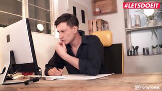 HORNYHOSTEL - SIRENA SWEET PETITE GERMAN GIRL FOLLOWS THE HOSTEL RULES