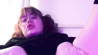 Cute Goth Girl Squirts and Fucks Inked Pussy