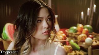 Deeper. Mona Leads the Ultimate 5-girl Reverse Gangbang