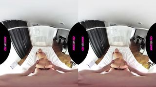 VRConk Busty Blonde Waiting for Postman to Fuck him VR Porn