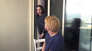 Step Sister Learns to do Blowjob.