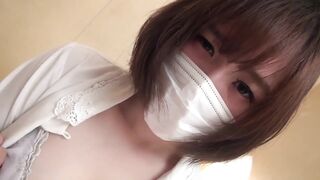 ほぼ顔出し!!【初撮り・めちゃエロ女子☆】18歳・ＪＤがハメ撮り初体験～緊張してたのにベロチューされたらスイッチオン！可愛い顔を歪めて感じまく